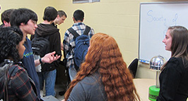 SPS students talking