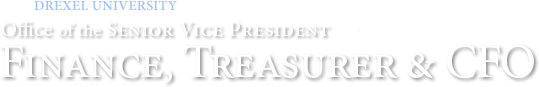 Office of the Senior Vice President, Finance, Treasurer and CFO.