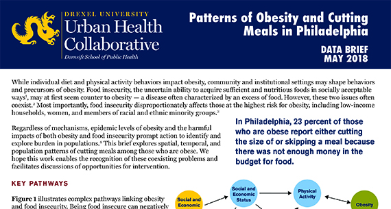 Data Brief: Patterns of Obesity and Cutting Meals in Philadelphia 