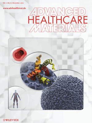 <em>Advanced Healthcare Materials</em> cover article on Gogotsi's sepsis research.  Volker Presser, Sun-Hwa Yeon, Cekdar Vakifahmetoglu, Carol A. Howell, Susan R. Sandeman, Paolo Colombo, Sergey Mikhalovsky, Yury Gogotsi: Cytokine Removal: Hierarchical Porous Carbide-Derived Carbons for the Removal of Cytokines from Blood Plasma. Advanced Healthcare Materials. 2012. 1. 682. Copyright Wiley-VCH Verlag GmbH & Co. KGaA. Reproduced with permission.