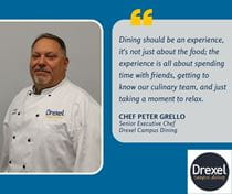 Chef Peter Grello and Quote
