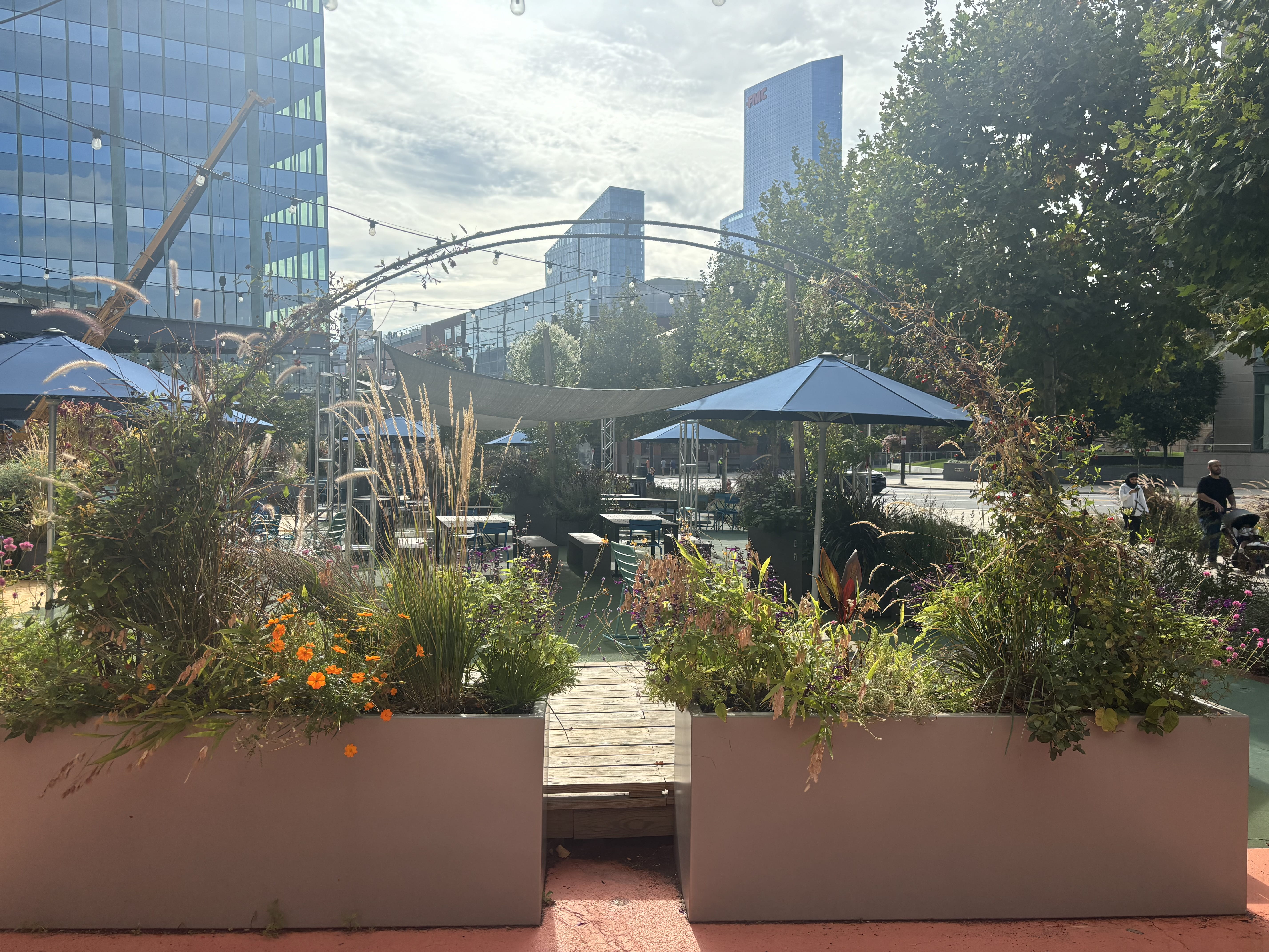 fall foliage at Gateway Garden at Drexel University