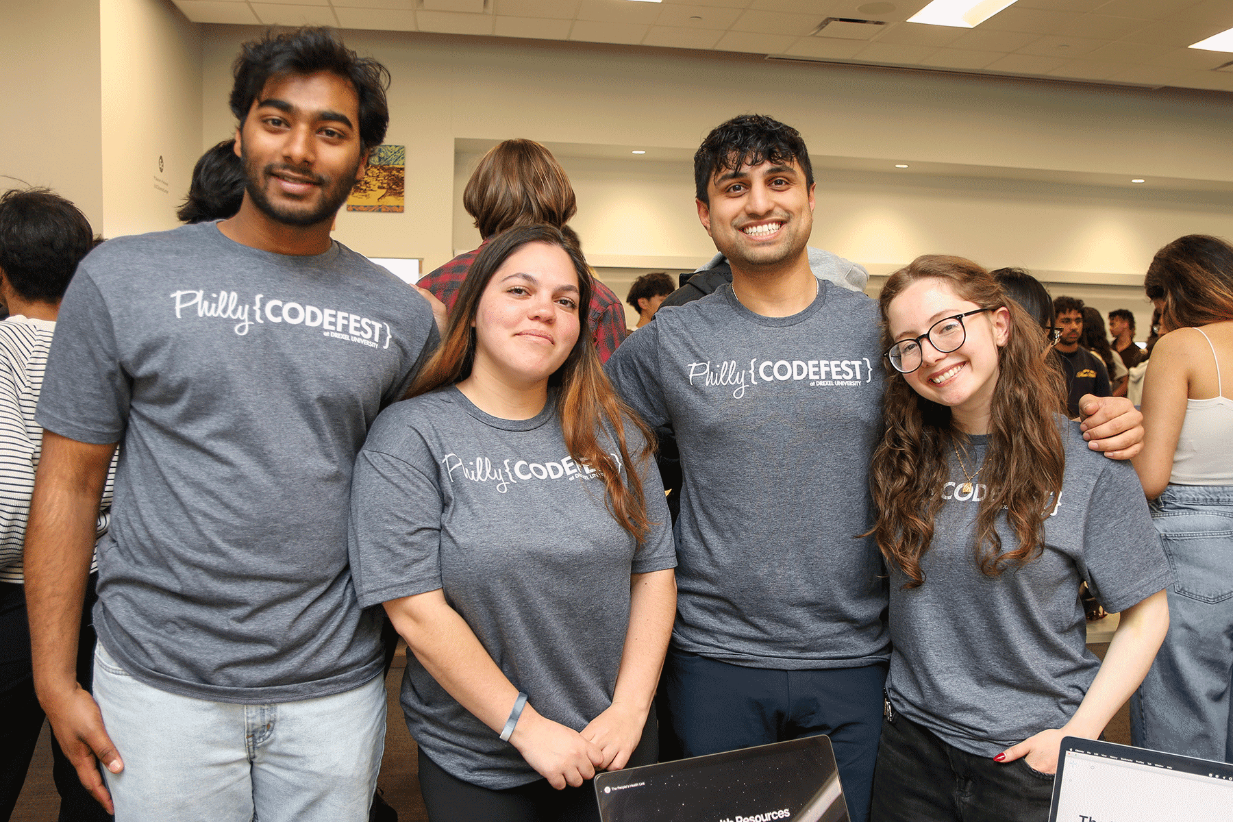 A team poses together at Philly Codefest 2026.