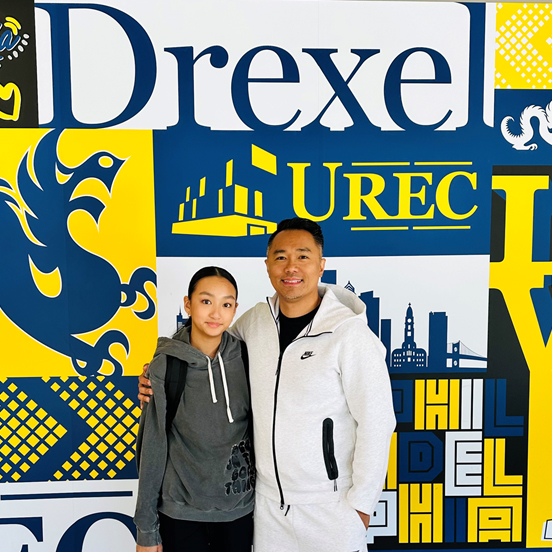 Thai Vong with daughter Tianna Vong