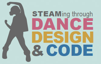 Logo for the Dance, Design & Code workshop