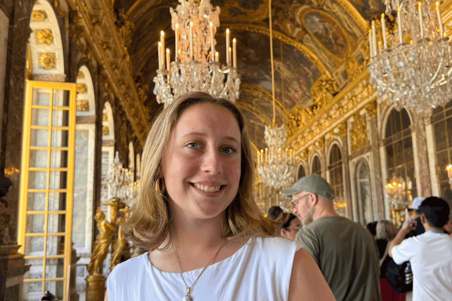 Hall of Mirrors in Versailles, France.