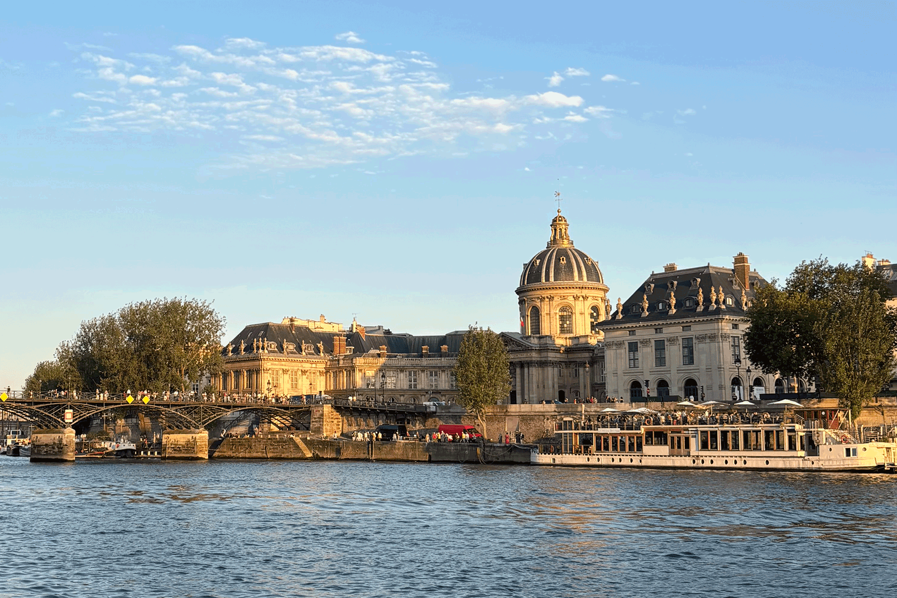 Institut de France along the Seine River, Paris