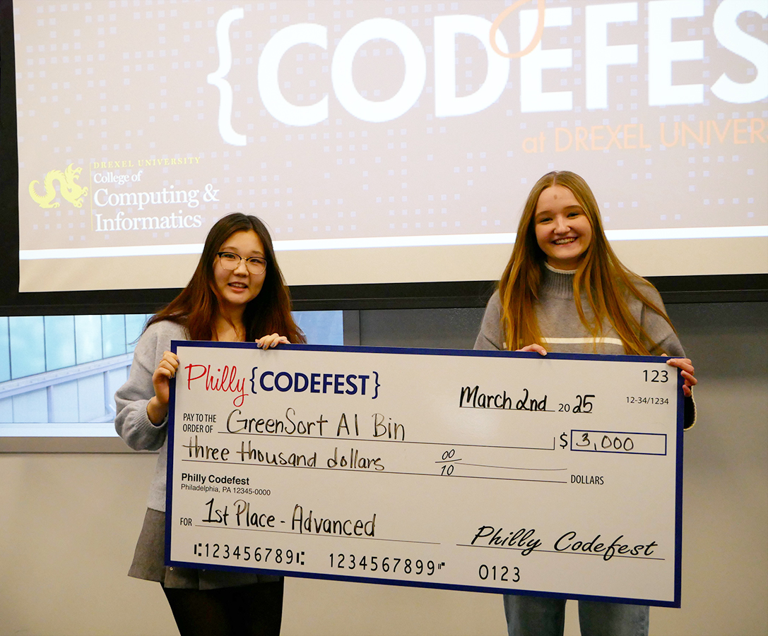 Philly Codefest 2025 team GreenSort AI Bin