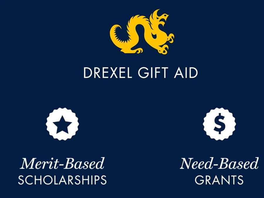 Animated icons representing scholarships and grants