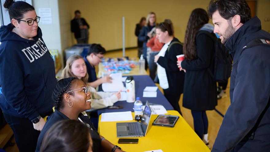 Tabling at Employee Olympics 2025