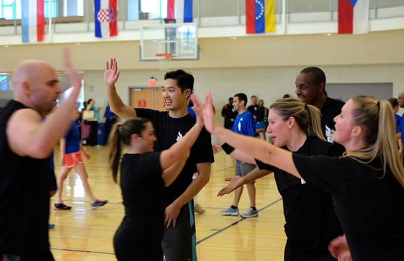 High Fives team