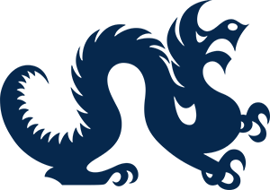 Dragon Icon Blue HEX