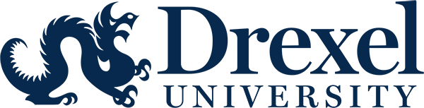 Drexel University Horizontal Blue Logo