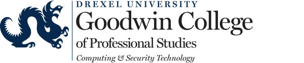 Goodwin College of Professional Studies Computing and Security Technology primary logo