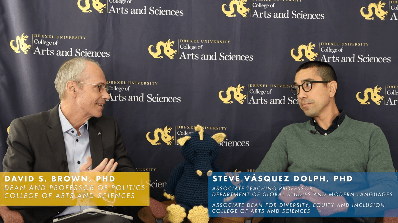 Discussions with the Dean: Meet Associate Dean of DEI & Global Studies Professor Steve Vásquez Dolph