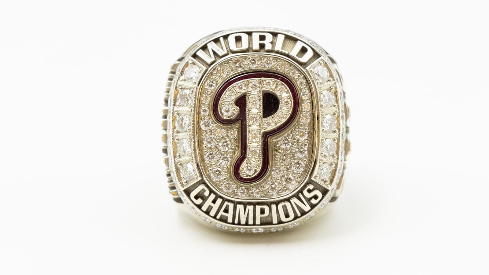 Phillies World Series Championship Ring, 2008 (Atwater Kent Collection at Drexel, Gift of Mayor Michael Nutter, 14.18.1).