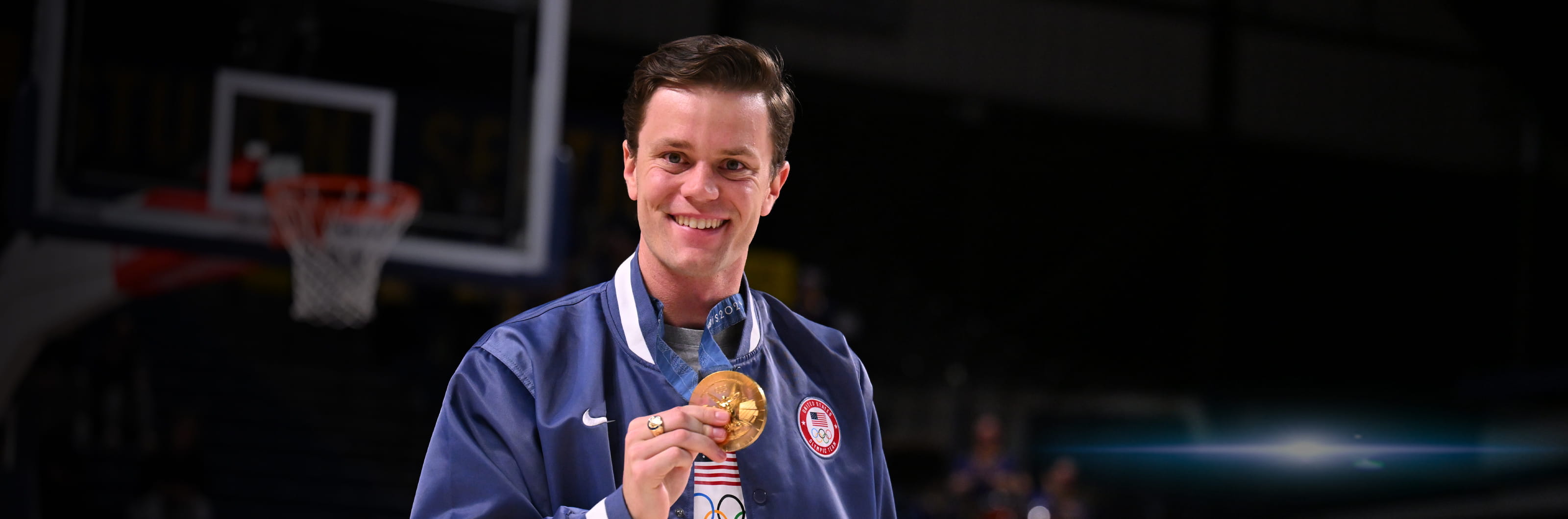 justin best with gold medal