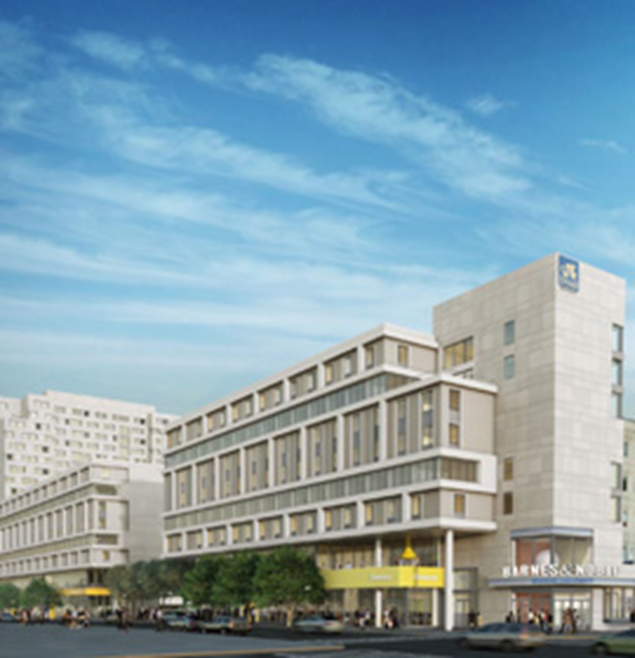 Rendering of the new gateway for Drexel and University City featuring 361,200 square-feet of mixed-use student housing and retail space.