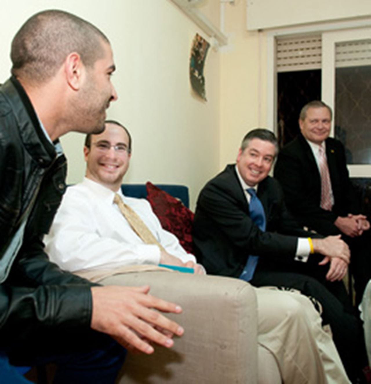 Drexel President Fry meets with students of Ben-Gurion University