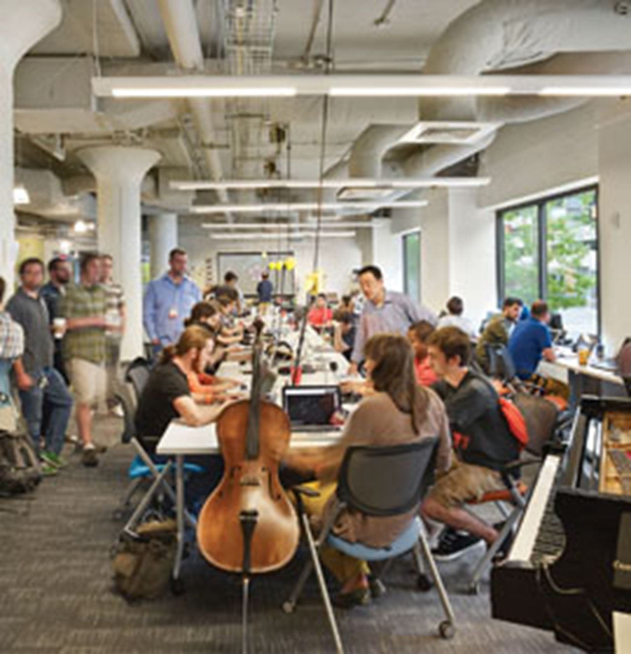 Drexel's new App Lab is located in the Expressive and Creative Interaction Technologies (ExCITe) Center