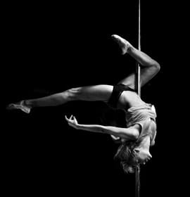 The sport of pole dance. Photo credit: Sebastian Rich.