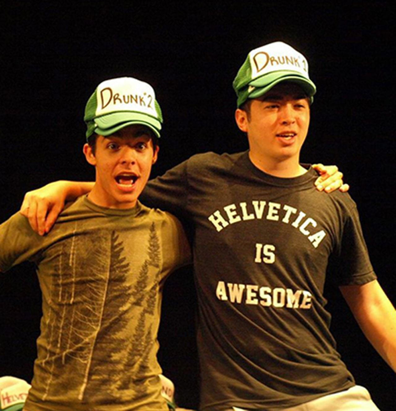 Students perform Gutenberg! The Musical!