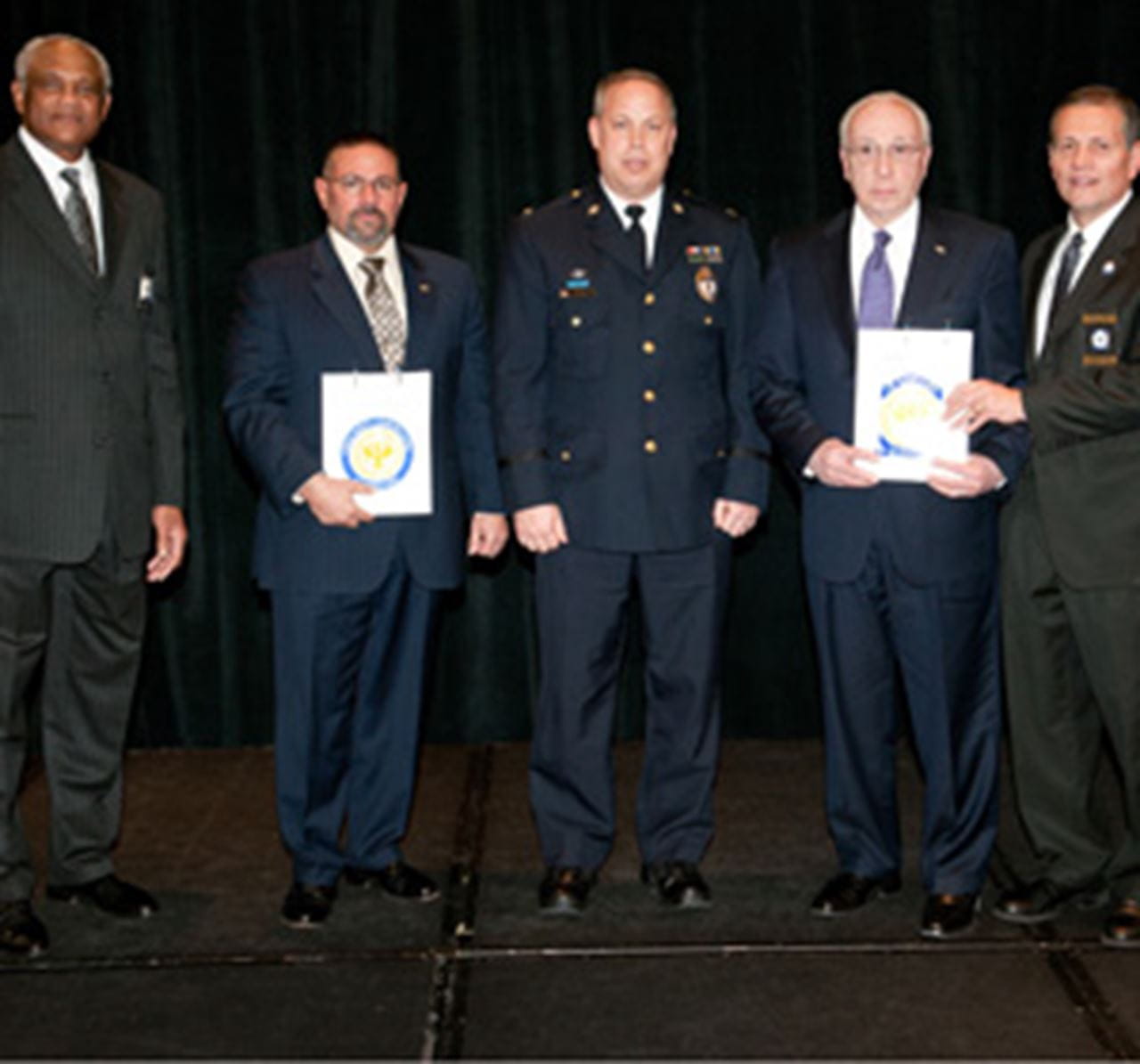 Drexel Police and Public Safety representatives accept CALEA recognition on University's behalf