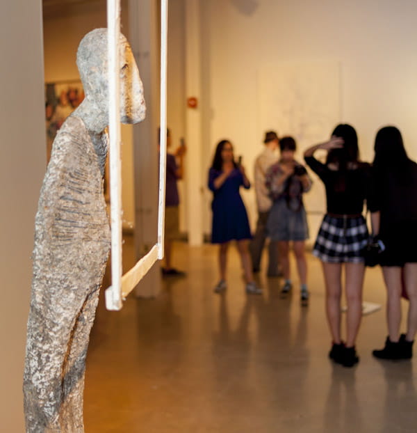 A sculpture entitled <i>Empty No. 4 </i> by Kim Hyo Sook