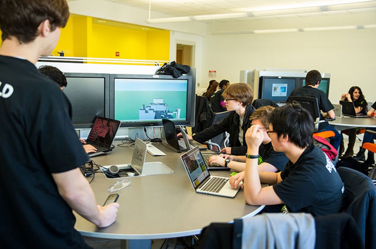 Drexel engineering students