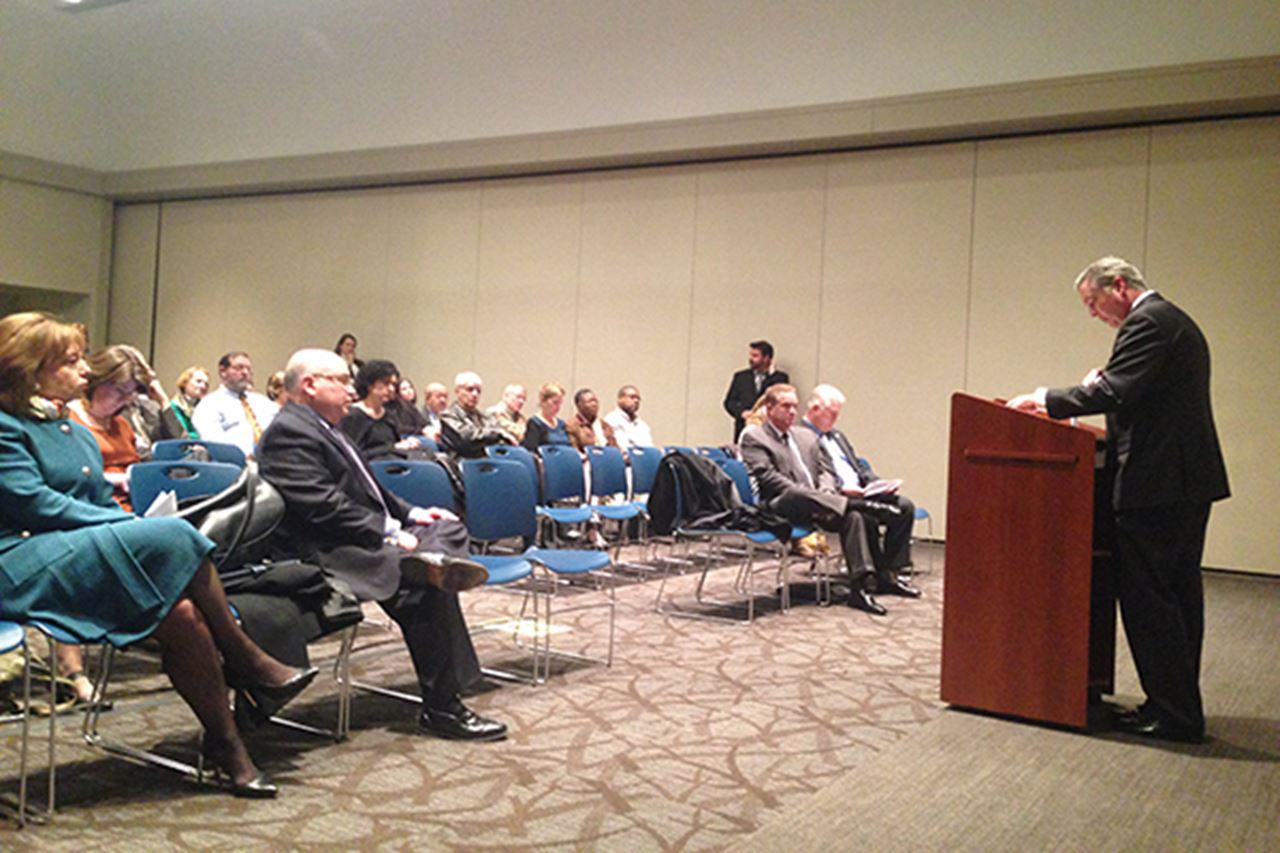 President Fry Speaking