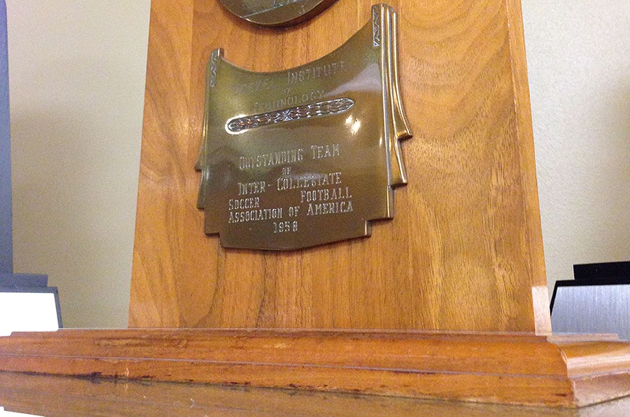 1958 soccer trophy