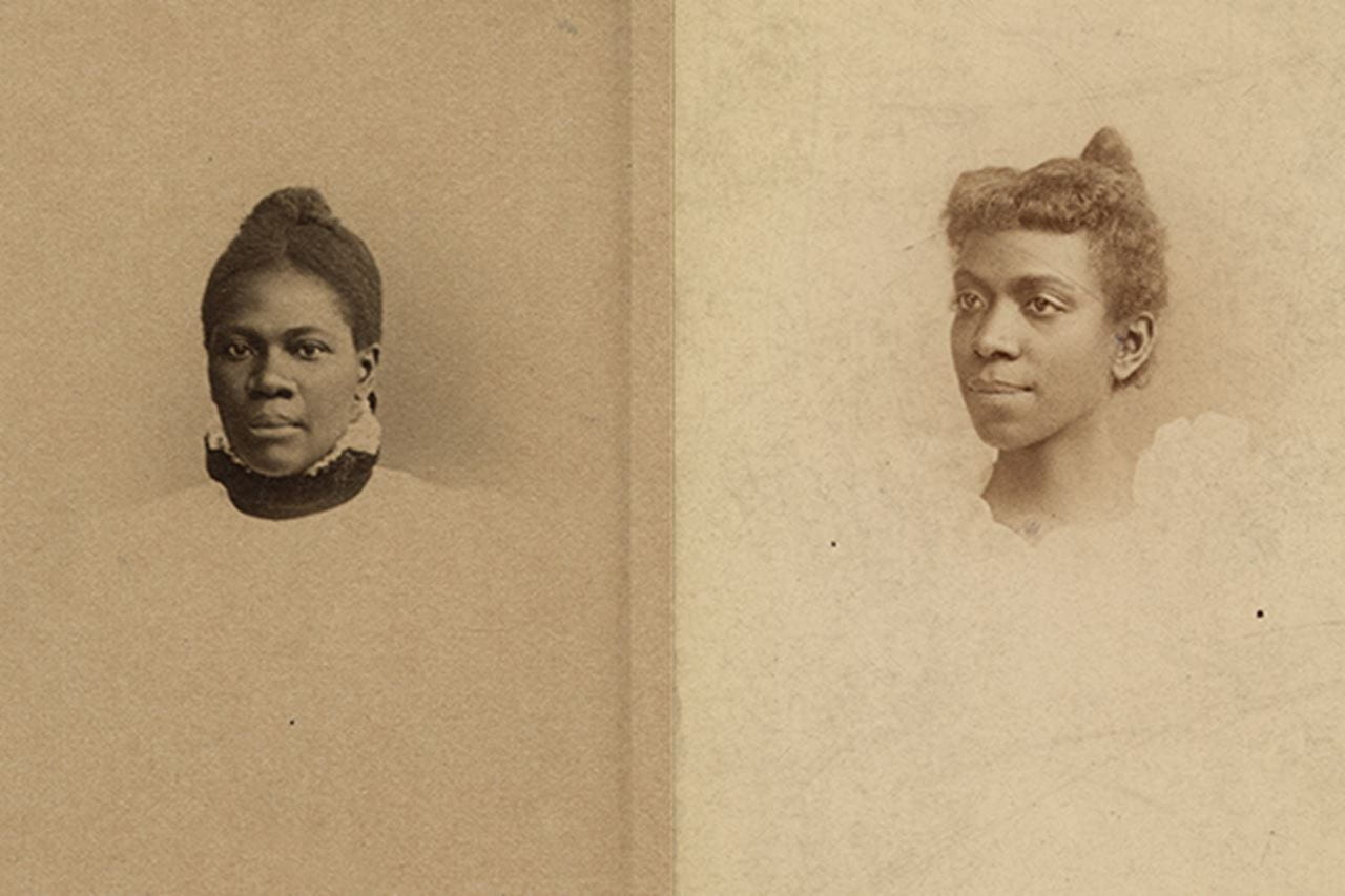 Eliza Grier and Matilda Evans