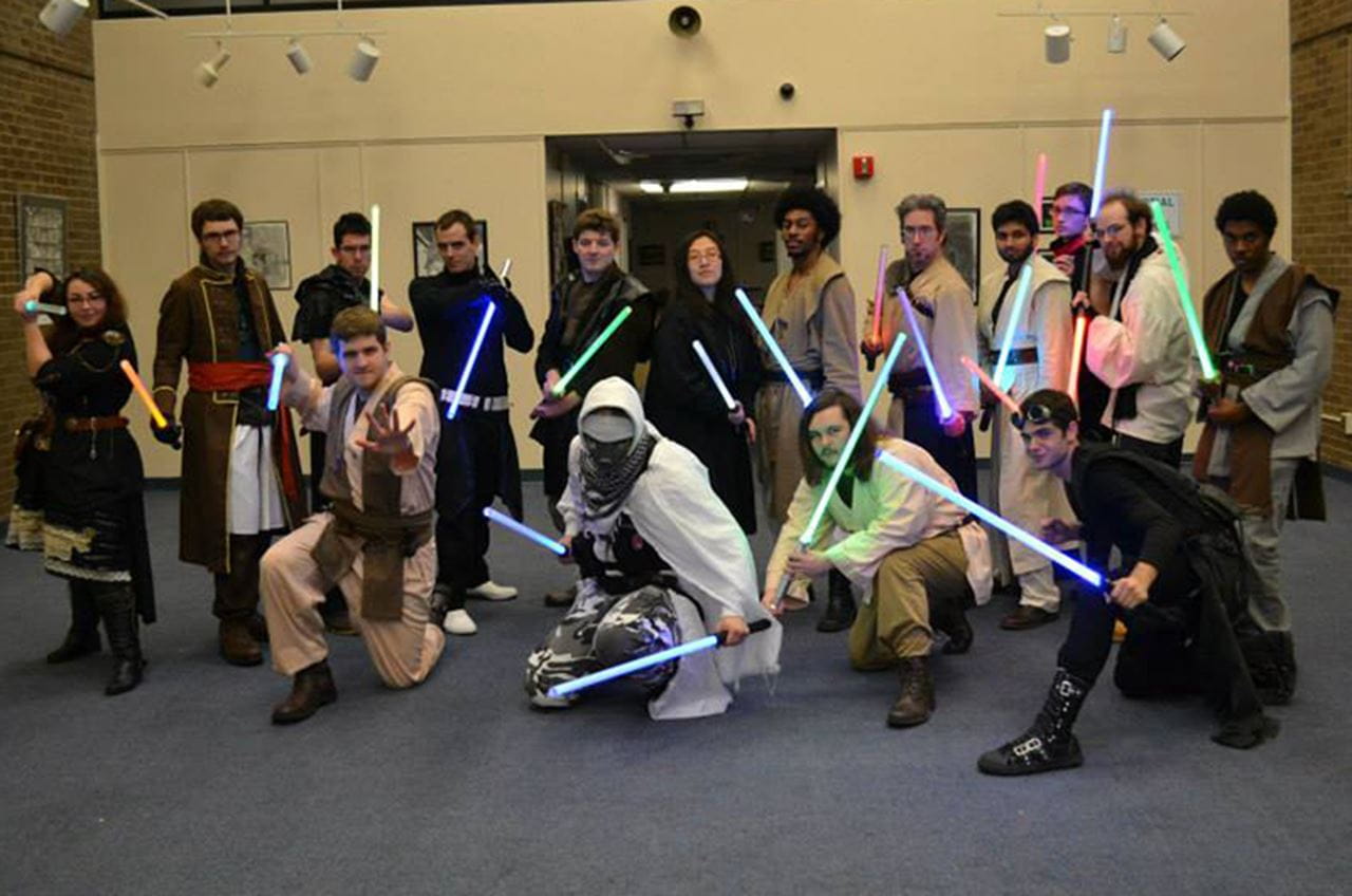 Dragon Jedi members in costume