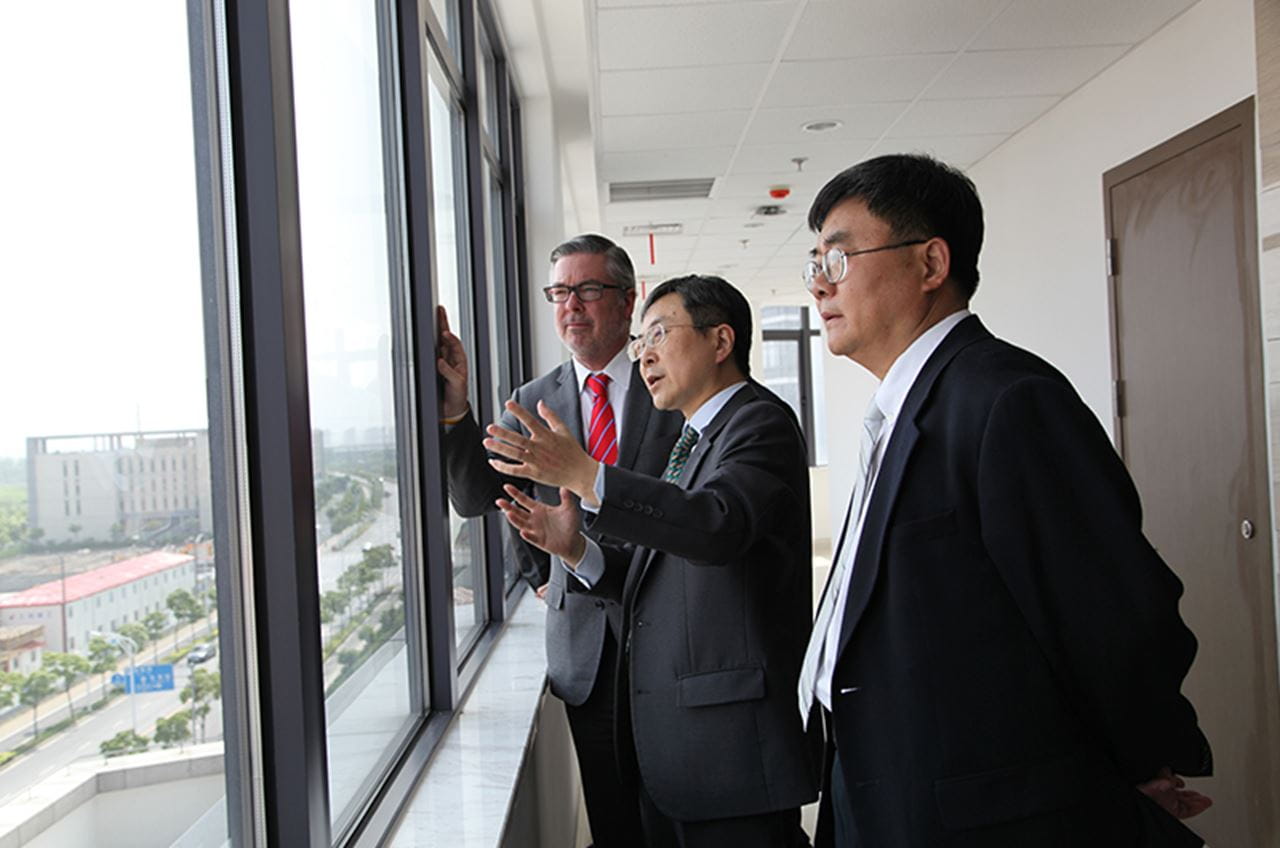 Looking out the window