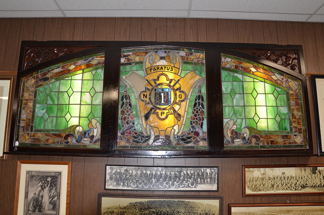 Stained glass window