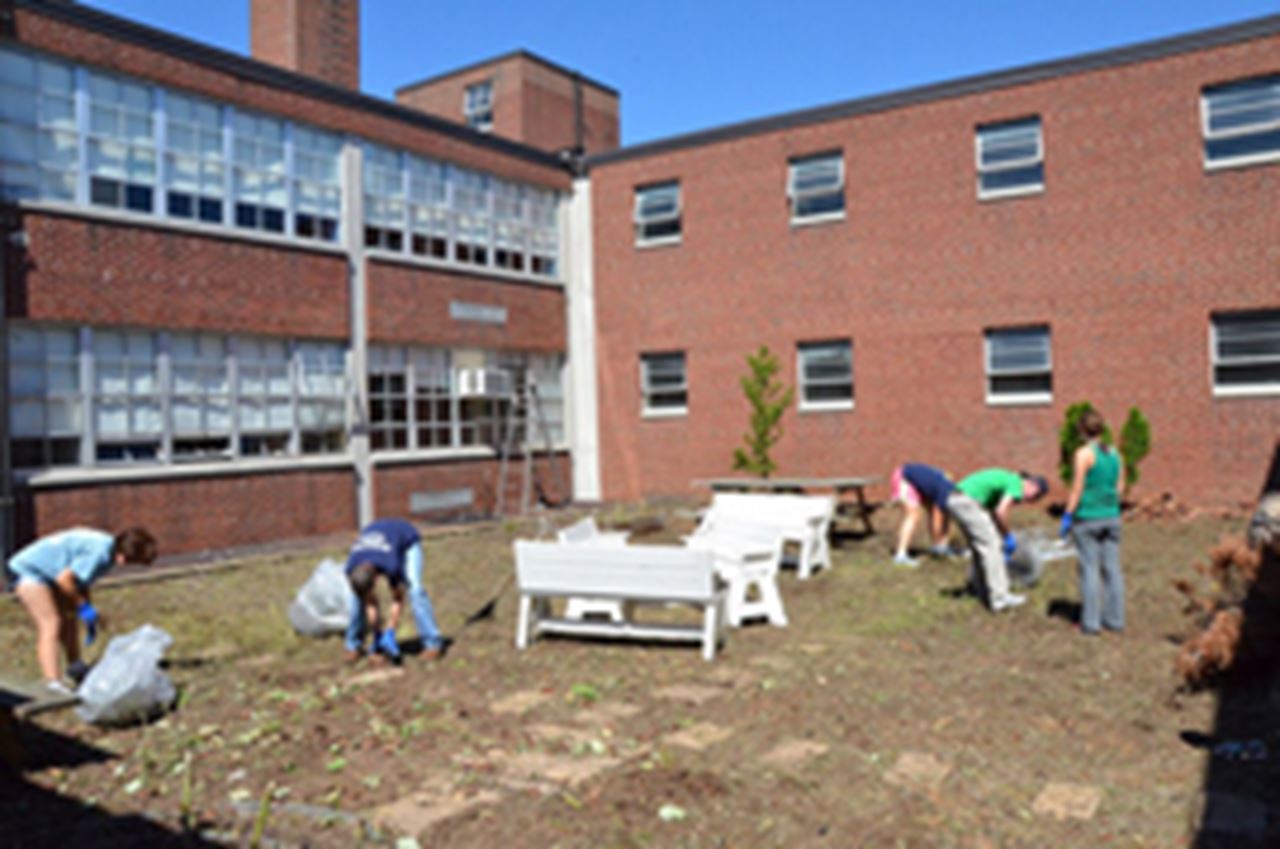 McMichael School clean up