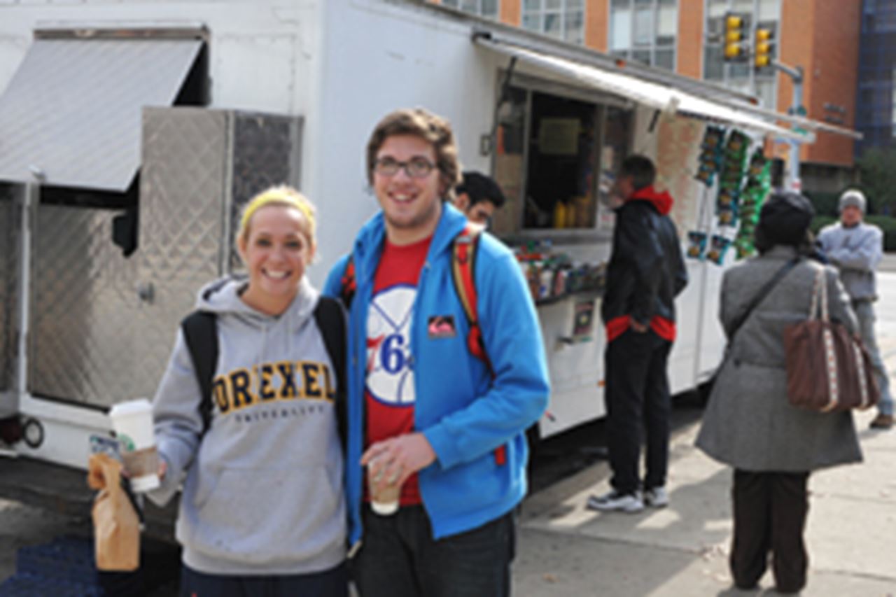 lunch trucks at Drexel