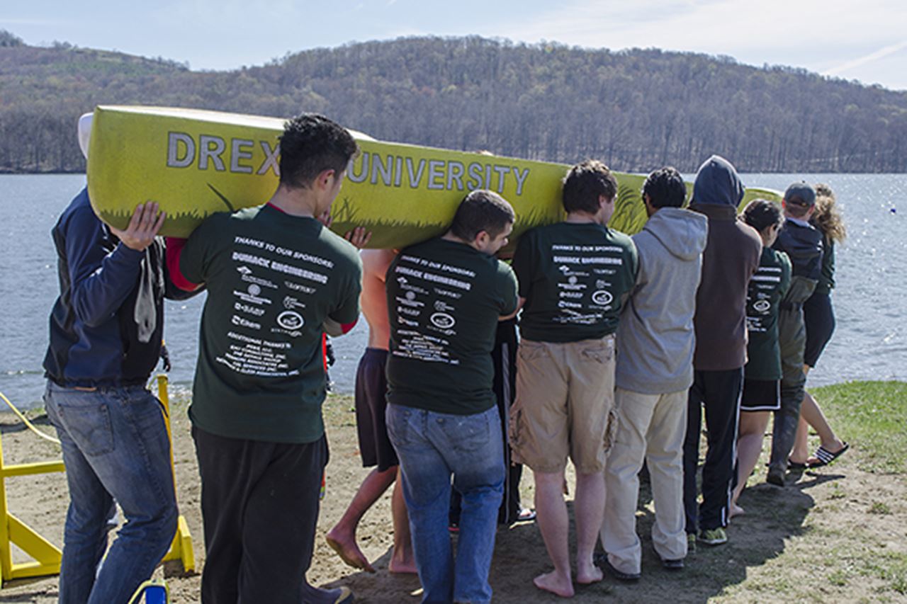 Drexel Concrete Canoe team