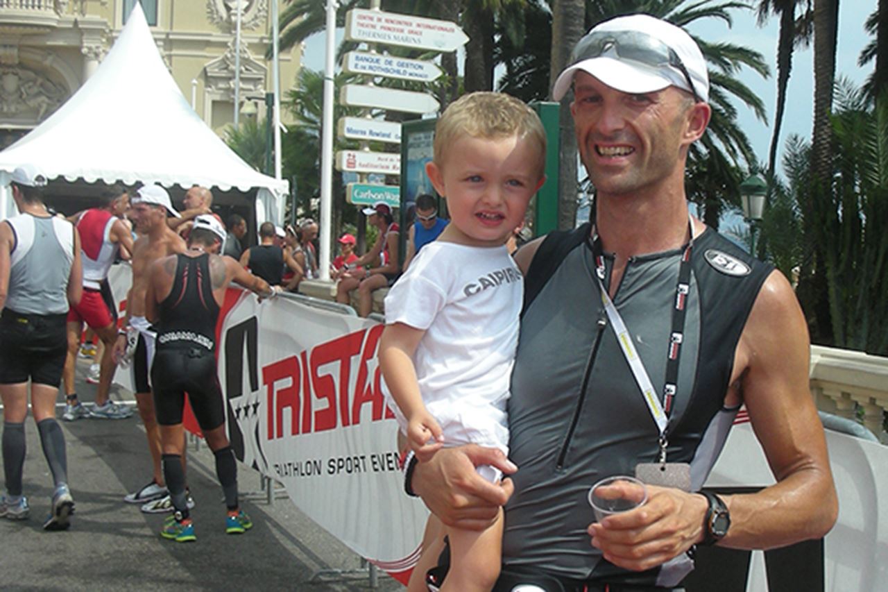 Marco Airaudo at a triathlon