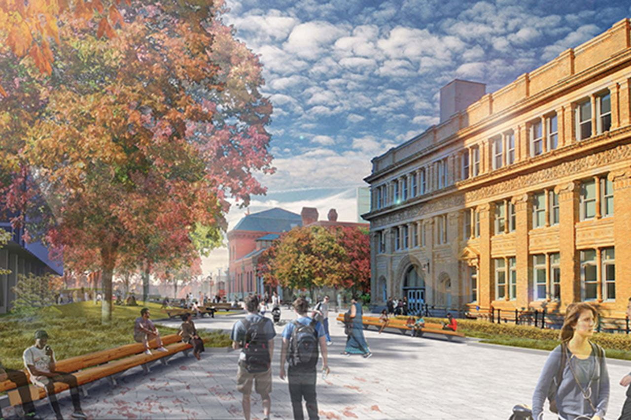 Perelman Plaza rendering