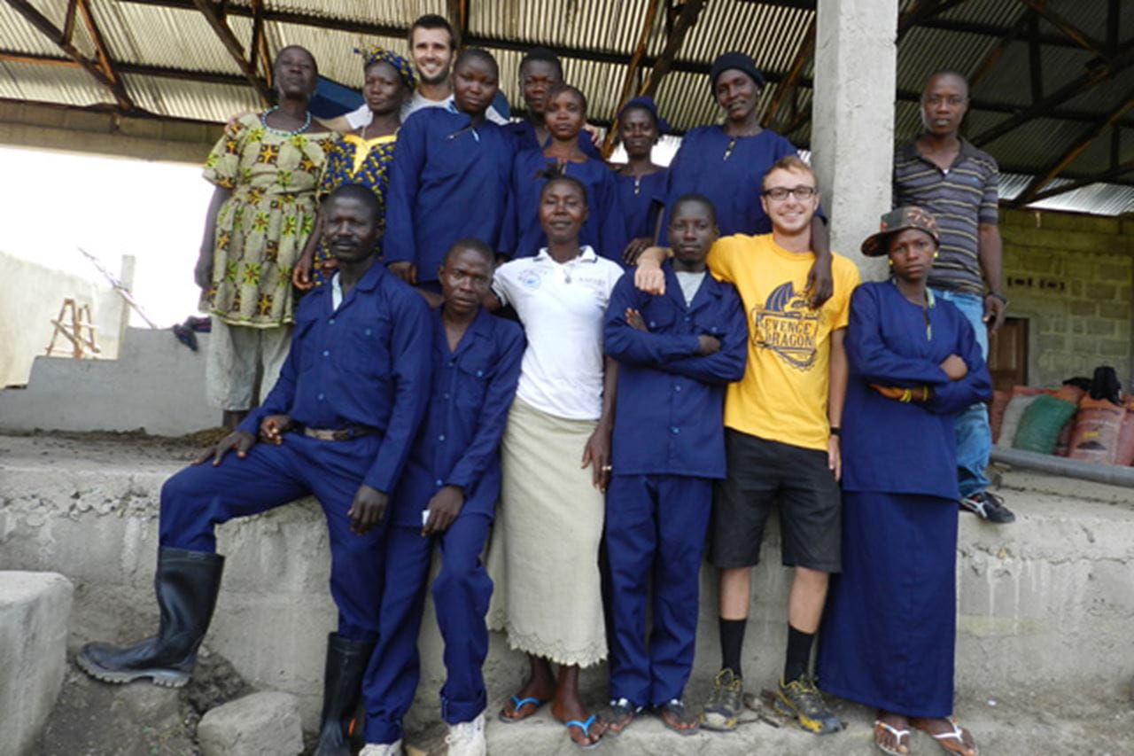 Daniel Pinto co-op in Sierra Leone