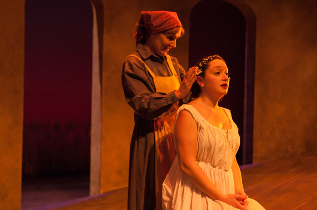 Susan Blair and Victoria Rose Bonito in "Blood Wedding." Photo by Plate3Photography.com.