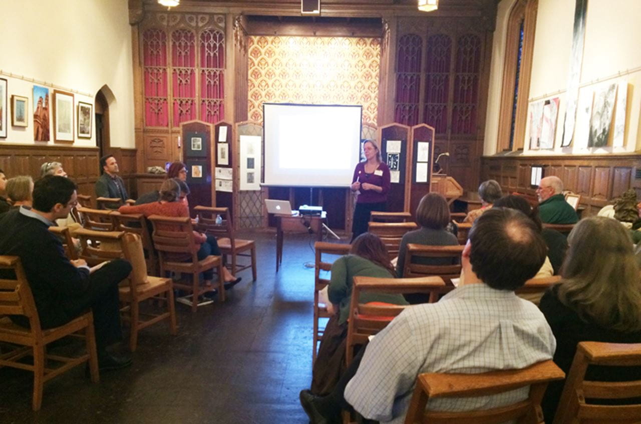 Five focus groups were held at Zion Church in Baltimore to assess the space needs of performing artists and organizations. 