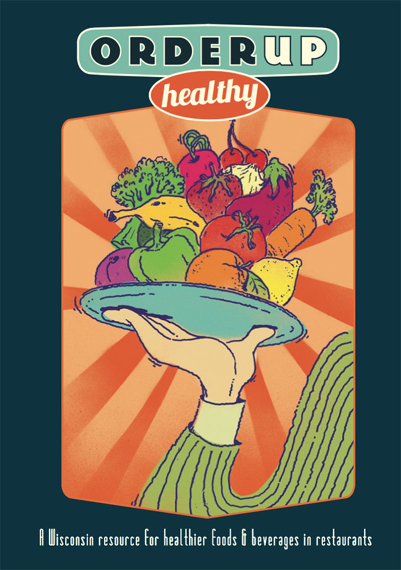 The cover of one of the toolkits developed as part of the study for those looking to do interventions with restaurants.