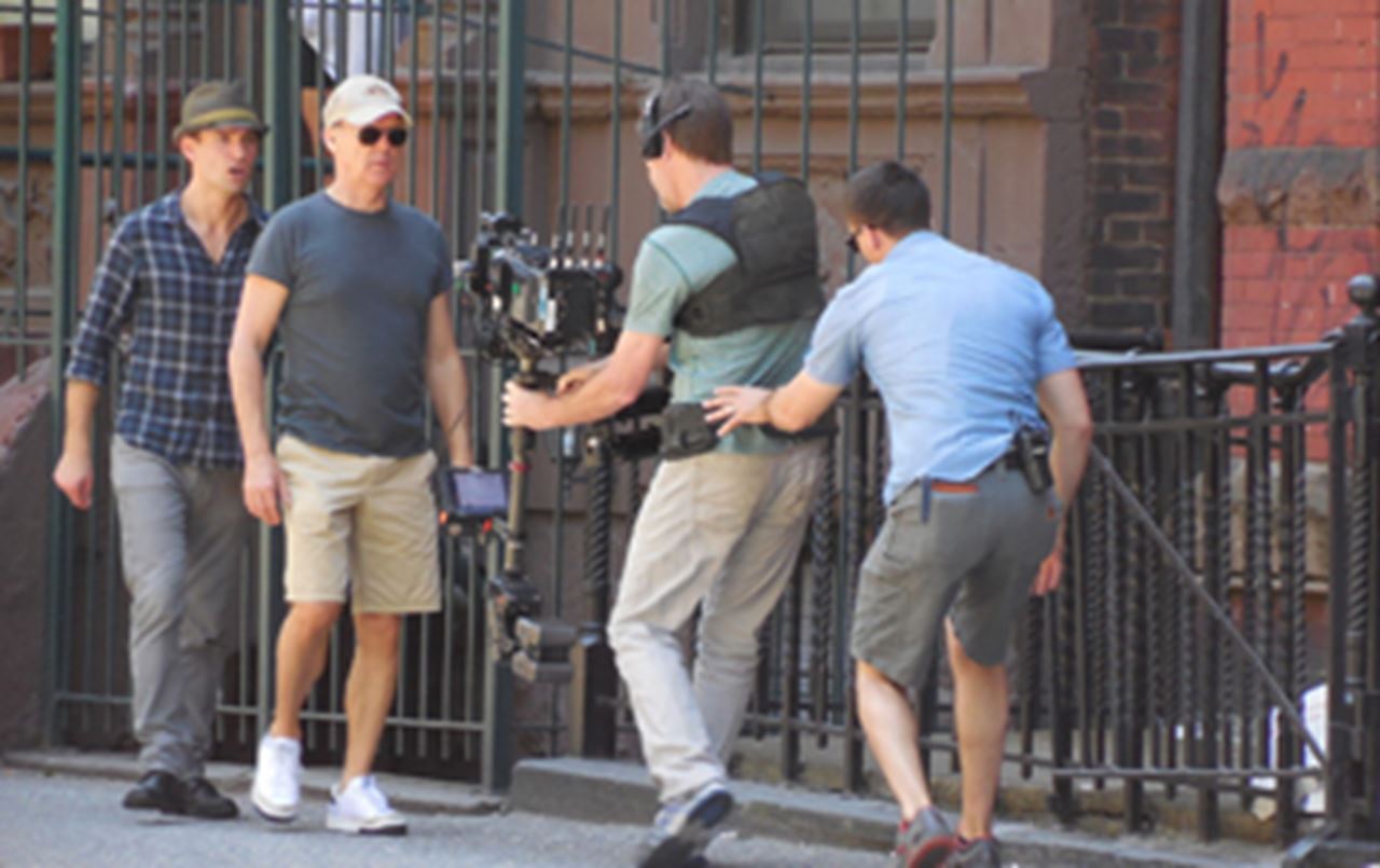 Rehearsal of a complicated scene in "Birdman"