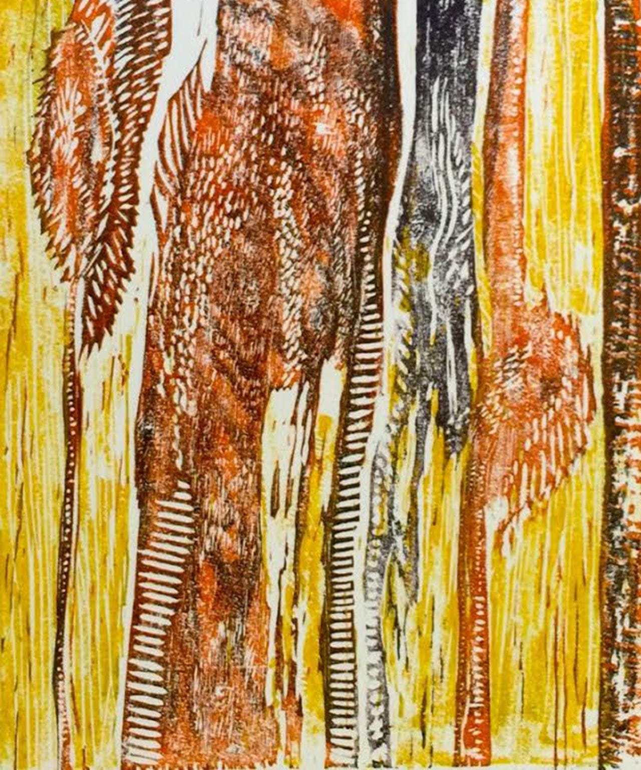 "Weepy Woo" by Emily Fujie Mair, print.