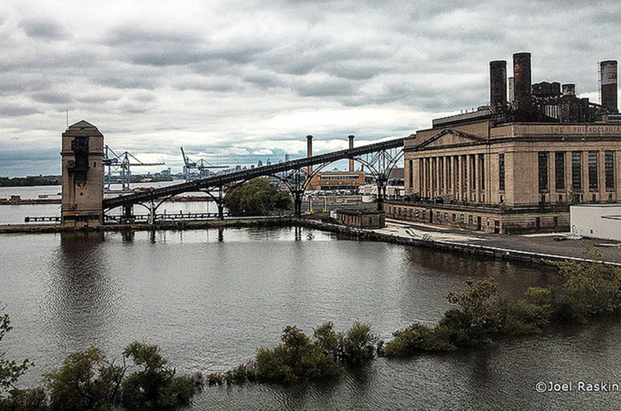 The Delaware Power Station opened in 1920 as a coal-fired power plant, but ceased operations in 2004. Photo credit: Joel Raskin.