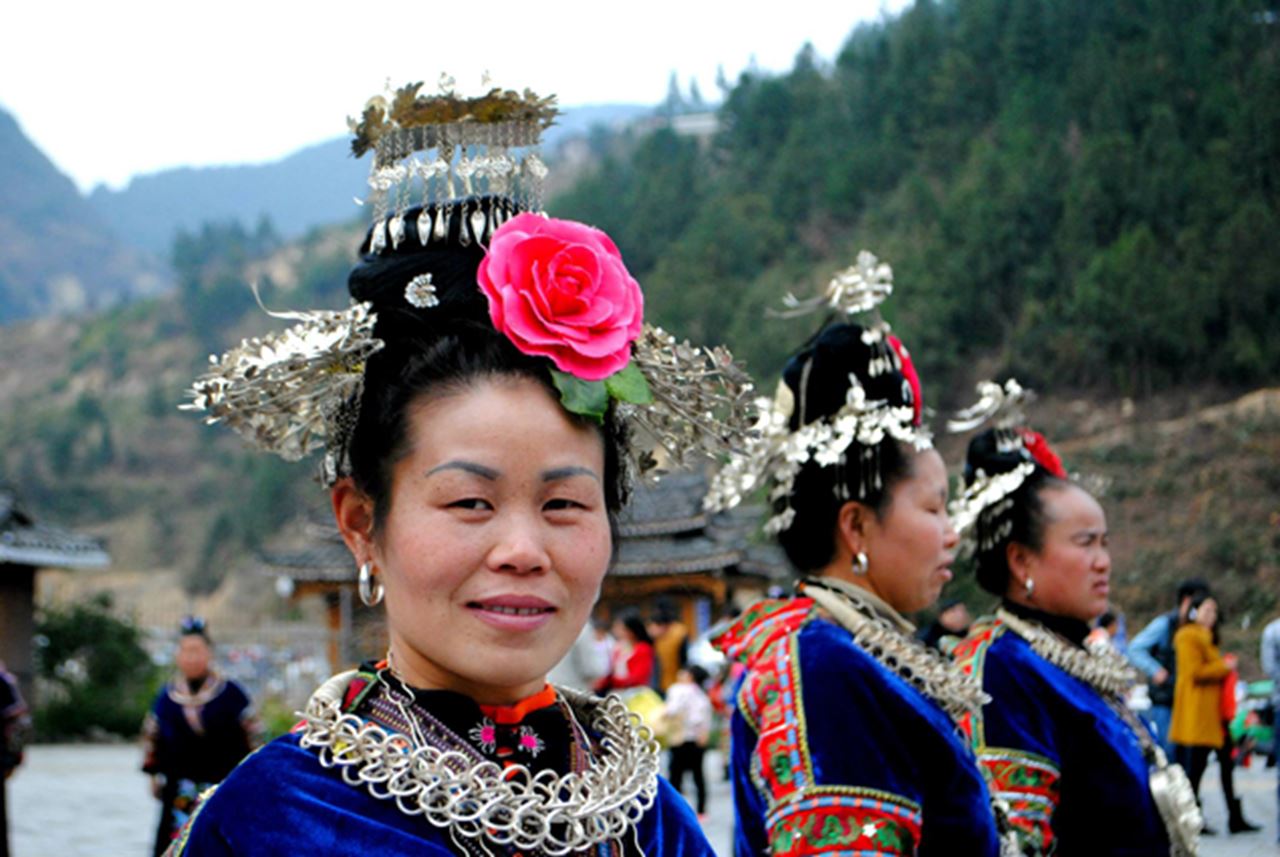 "Miao Women" by Jane Wang.