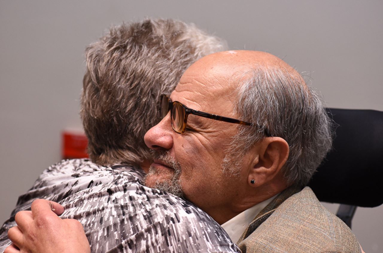 NPR host Dan Gottlieb, PhD,during a talk at Drexel.