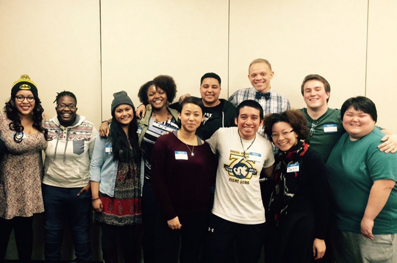 A shot from the conclusion of the very first Drexel Queer People of Color meeting.
